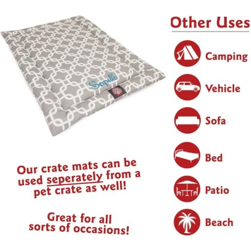 Majestic Pet Links Personalized Dog Crate Mat -Dog Supplies 279205 PT1. AC SS1800 V1615588604