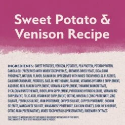 Natural Balance Limited Ingredient Reserve Grain-Free Sweet Potato & Venison Recipe Dry Dog Food -Dog Supplies 280096 PT4. AC SS1800 V1652124126