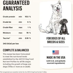 'The Honest Kitchen Butcher Block Pate Turkey, Duck & Root Veggies Wet Dog Food, 10.5-oz Bag, Case Of 6 -Dog Supplies 282402 PT4. AC SS1800 V1649728294