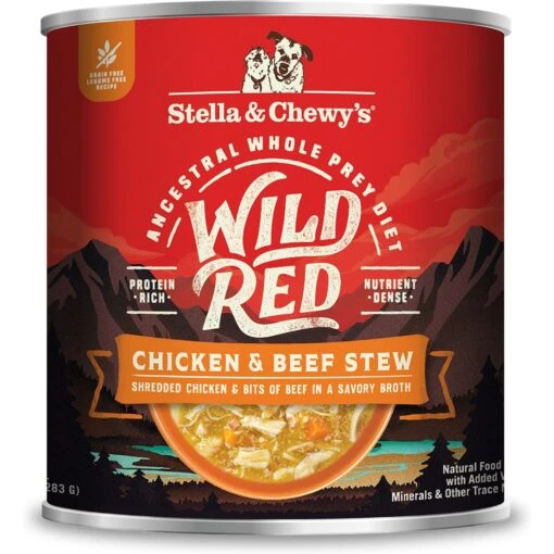 Stella & Chewy's Wild Red Grain-Free Chicken & Beef Stew Wet Dog Food -Dog Supplies 291651 MAIN. AC SS1800 V1619835438