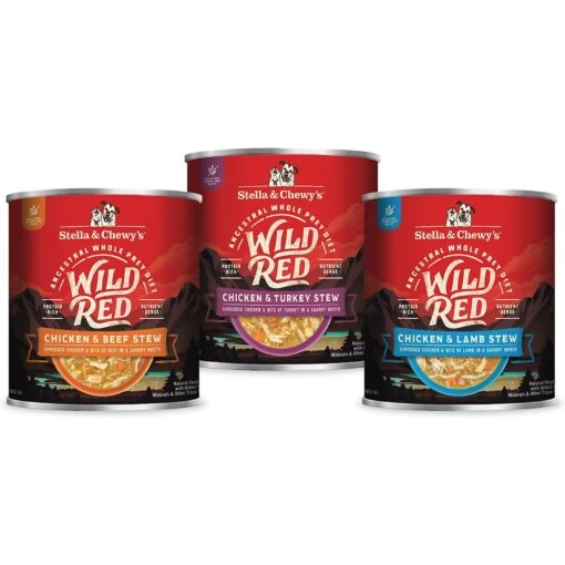 Stella & Chewy's Wild Red Variety Pack Grain-Free Wet Dog Food -Dog Supplies 291655 MAIN. AC SS1800 V1619840854