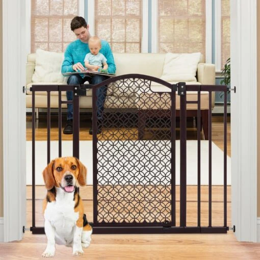 Summer Modern Home Decorative Walk-Thru Dog Gate -Dog Supplies 292155 MAIN. AC SS1800 V1621035744