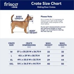 Frisco Heavy Duty Enhanced Lock Sliding Double Door Fold & Carry Wire Dog Crate & Mat Kit -Dog Supplies 297461 PT2. AC SS1800 V1633114592