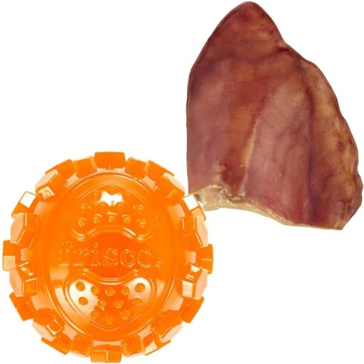 Frisco Fetch Squeaky TPR Ball Dog Toy & Bones & Chews Pig Ear Chews Dog Treats -Dog Supplies 297964 MAIN. AC SS1800 V1623254253