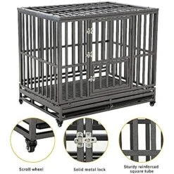 SMONTER Heavy Duty I Shape Dog Crate & Playpen -Dog Supplies 300214 PT4. AC SS1800 V1622122643