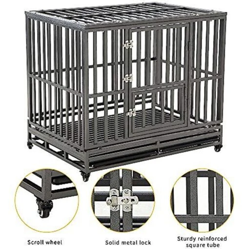 SMONTER Heavy Duty I Shape Dog Crate & Playpen -Dog Supplies 300214 PT4. AC SS1800 V1622122643