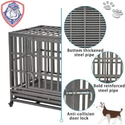 SMONTER Heavy Duty Dog Crate & Playpen -Dog Supplies 300221 PT6. AC SS1800 V1622122940