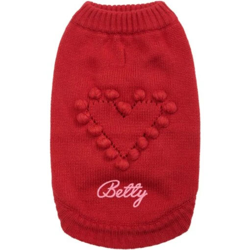 Blueberry Pet For Love Of Pets Heart Designer Personalized Dog Sweater -Dog Supplies 300263 MAIN. AC SS1800 V1629160600