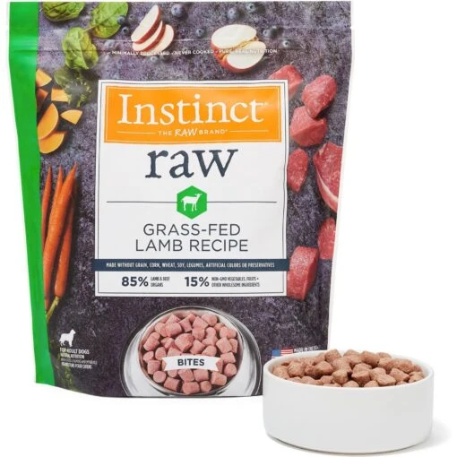 Instinct Bites Lamb Recipe Grain-Free Grass-Fed Raw Frozen Dog Food -Dog Supplies 301673 MAIN. AC SS1800 V1668202913