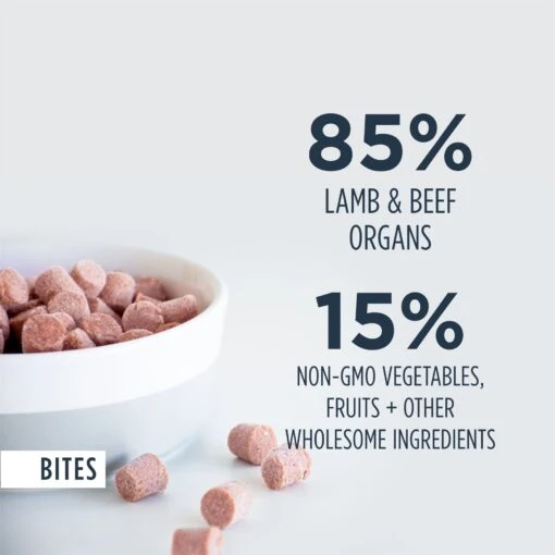 Instinct Bites Lamb Recipe Grain-Free Grass-Fed Raw Frozen Dog Food -Dog Supplies 301673 PT2. AC SS1800 V1668202350