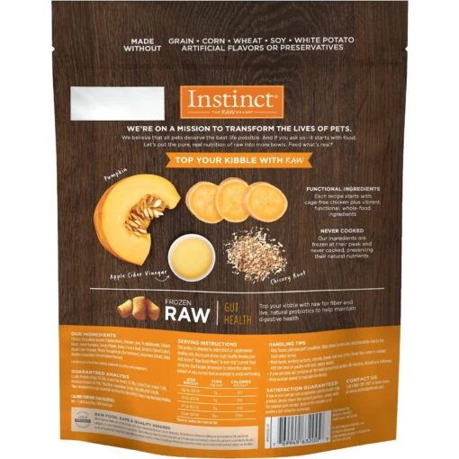 Instinct Boost Mixers Gut Health Recipe Grain-Free Frozen Dog Food Topper -Dog Supplies 301679 PT1. AC SS1800 V1622150285