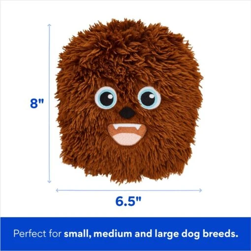 STAR WARS THE MANDALORIAN GROGU Round Plush Squeaky Dog Toy & STAR WARS CHEWBACCA Round Plush Squeaky Dog Toy -Dog Supplies 302560 PT5. AC SS1800 V1698956947