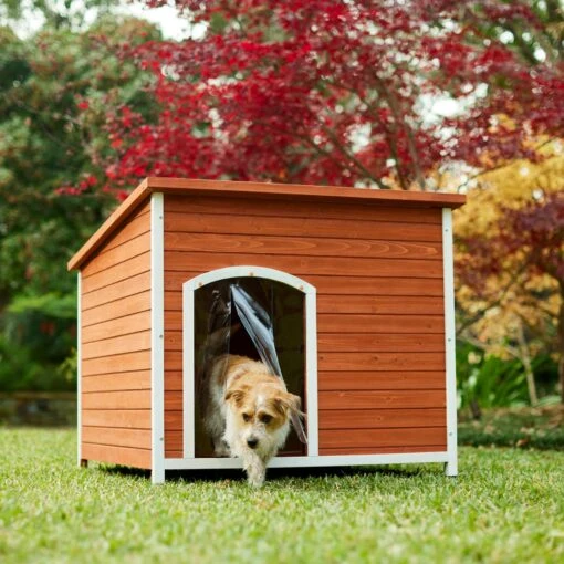 Frisco Craftsman Wooden Outdoor Dog House -Dog Supplies 304031 MAIN. AC SS1800 V1641480797