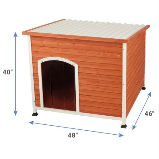 Frisco Craftsman Wooden Outdoor Dog House -Dog Supplies 304031 PT1. AC SS1800 V1641496138