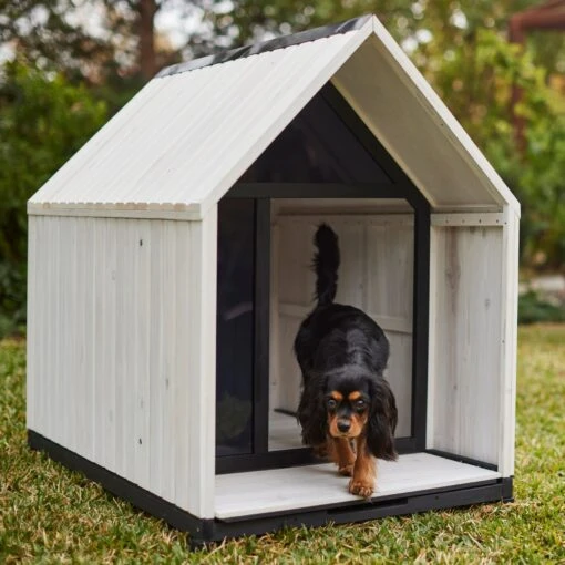 Frisco Classic Wooden Outdoor Dog House -Dog Supplies 304035 MAIN. AC SS1800 V1641480704