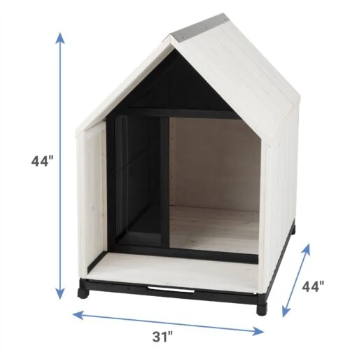 Frisco Classic Wooden Outdoor Dog House -Dog Supplies 304035 PT1. AC SS1800 V1641496109