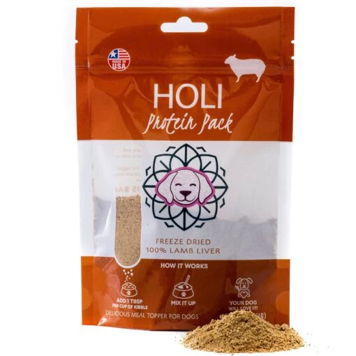 HOLI Lamb Liver Protein Pack Grain-Free Freeze-Dried Dog Food Topper -Dog Supplies 308502 MAIN. AC SS1800 V1693941166