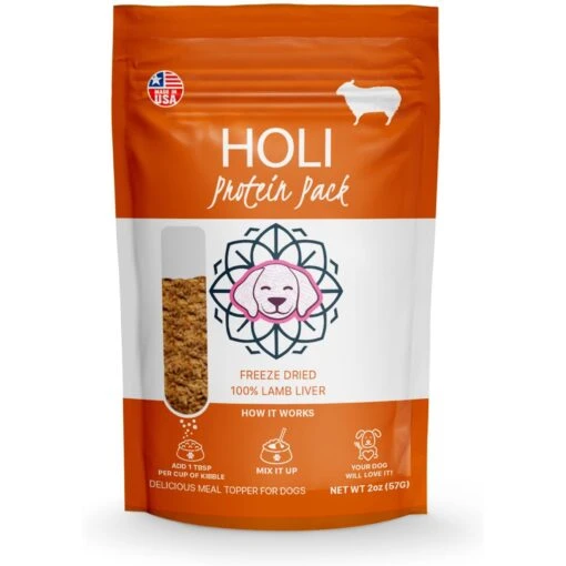 HOLI Lamb Liver Protein Pack Grain-Free Freeze-Dried Dog Food Topper -Dog Supplies 308502 PT1. AC SS1800 V1693941920