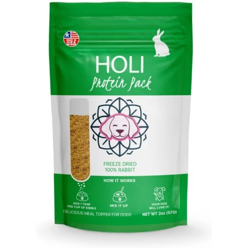 HOLI Rabbit Protein Pack Grain-Free Freeze-Dried Dog Food Topper -Dog Supplies 308505 PT1. AC SS1800 V1693941922