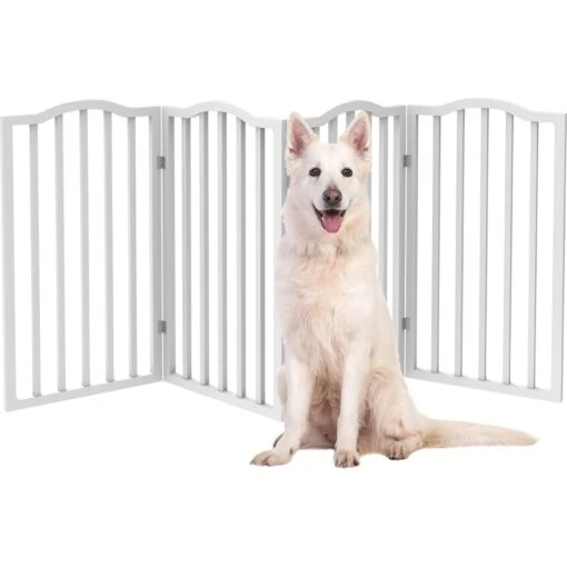 Pet Adobe 4-Panel Freestanding Dog & Cat Gate -Dog Supplies 314947 PT6. AC SS1800 V1626393402