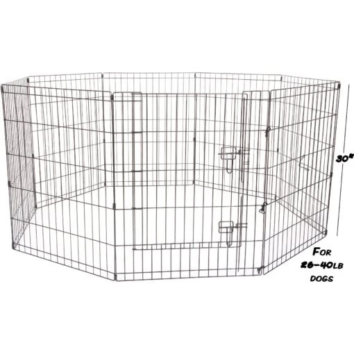 Pet Adobe Folding Puppy Playpen -Dog Supplies 315034 PT5. AC SS1800 V1626389555