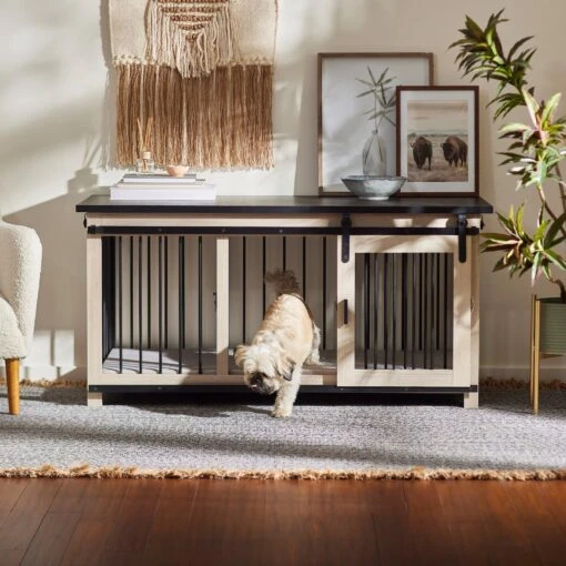 Frisco "Rockford" Dog Crate Credenza & Mat -Dog Supplies 315187 MAIN. AC SS1800 V1634591569