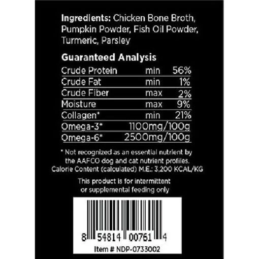 Nature's Diet Original Blend Chicken Bone Broth Dry Dog & Cat Food Topping, 16-oz Jar -Dog Supplies 318137 PT1. AC SS1800 V1628804190