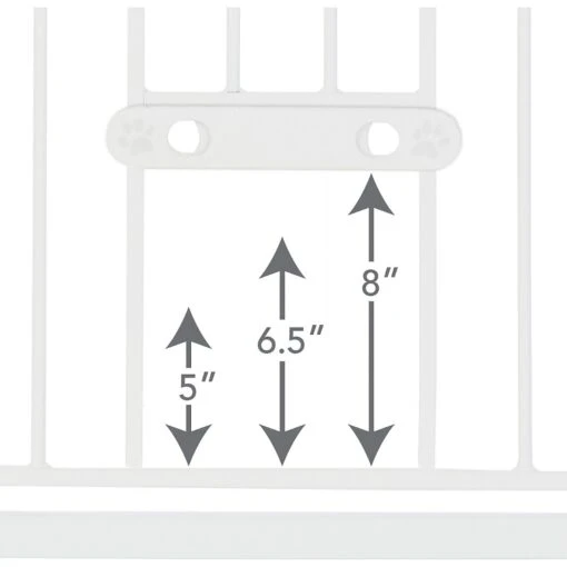 MyPet Wide Walk Through EasyPass Pet Gate, 30" High - White -Dog Supplies 319745 PT2. AC SS1800 V1635257579