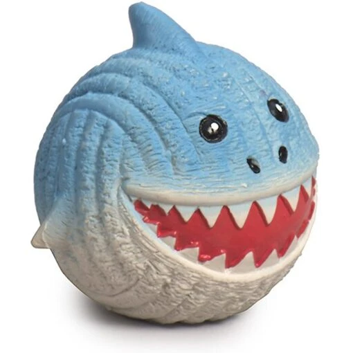 HuggleHounds Finn The Ruff-Tex Shark Knottie Dog Toy -Dog Supplies 331281 MAIN. AC SS1800 V1634086013