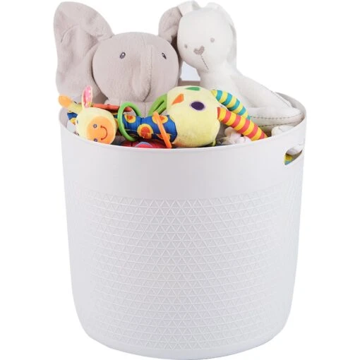 Hanamya Storage Organizer Cat & Dog Storage Basket, Off White -Dog Supplies 333539 MAIN. AC SS1800 V1633128715