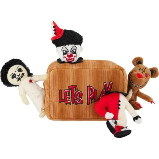 Frisco Halloween Scary Toy Box Hide & Seek Puzzle Plush Squeaky Dog Toy -Dog Supplies 344160 MAIN. AC SS1800 V1657657049