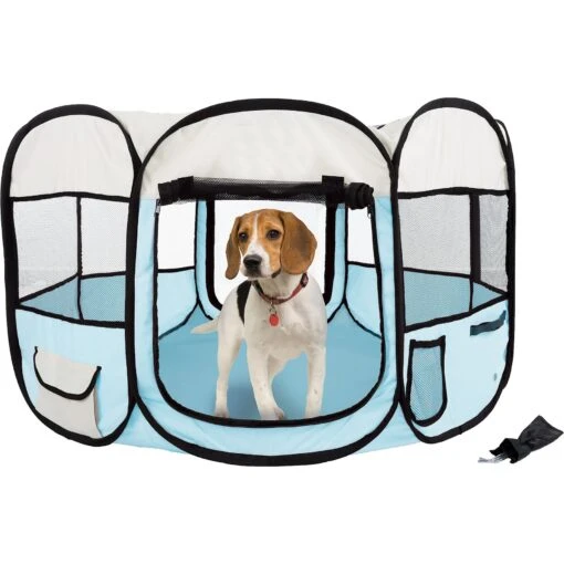 Pet Adobe Portable Pop-Up Dog Play Pen -Dog Supplies 345058 PT1. AC SS1800 V1637285183