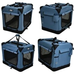 EliteField 4-Door Collapsible Soft-Sided Dog Crate -Dog Supplies 346482 PT5. AC SS1800 V1678821568