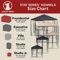 Lucky Dog STAY Series Studio Dog Kennel -Dog Supplies 346627 PT7. AC SS1800 V1644275821