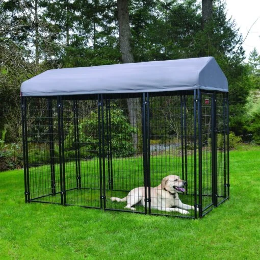 Lucky Dog STAY Series Villa Dog Kennel -Dog Supplies 346630 MAIN. AC SS1800 V1642704093