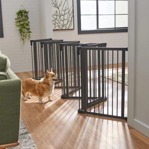 Frisco Wood & Metal 8-Panel Configurable Gate & Playpen -Dog Supplies 352629 MAIN. AC SS1800 V1660068136