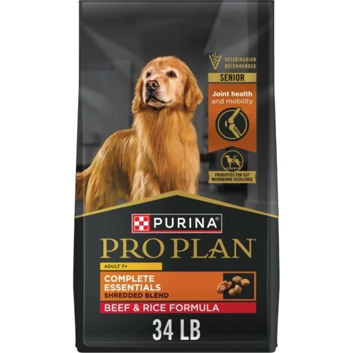 Purina Pro Plan 7+ Complete Essentials Shredded Blend Beef & Rice Formula High Protein Dog Food -Dog Supplies 352980 MAIN. AC SS1800 V1649120226