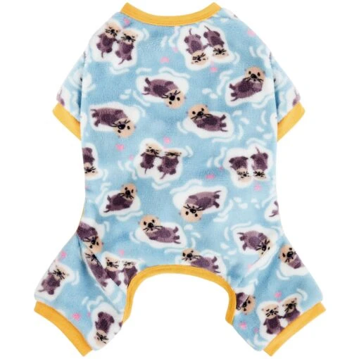 Frisco Love Otters Dog & Cat Fleece Pajamas -Dog Supplies 353746 PT4. AC SS1800 V1659725756