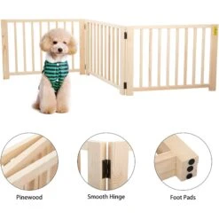 Coziwow By Jaxpety 3 Panel Freestanding Dog Gate -Dog Supplies 357318 PT7. AC SS1800 V1665526966