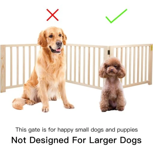 Coziwow By Jaxpety 3 Panel Freestanding Dog Gate -Dog Supplies 357318 PT8. AC SS1800 V1665526251