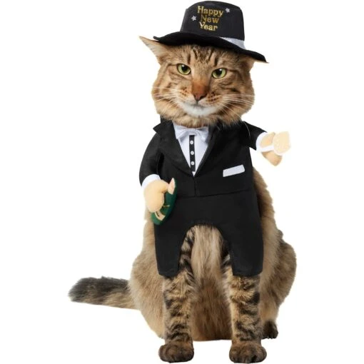 Frisco Front Walking New Years Tuxedo Dog & Cat Costume -Dog Supplies 358028 MAIN. AC SS1800 V1660766150