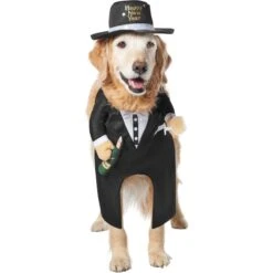 Frisco Front Walking New Years Tuxedo Dog & Cat Costume -Dog Supplies 358028 PT3. AC SS1800 V1660765610