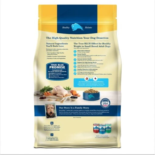 Blue Buffalo Life Protection Formula Small Breed Healthy Weight Adult Chicken & Brown Rice Recipe Dry Dog Food -Dog Supplies 361629 PT1. AC SS1800 V1704319834