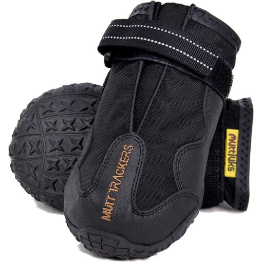 Muttluks Trackers All-Season Dog Boots, Black, 2 Count -Dog Supplies 361661 MAIN. AC SS1800 V1648253489