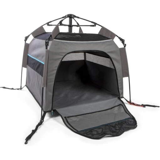 Sherpa U Pet Tent Dog Portable House, Medium, Gray -Dog Supplies 362161 PT1. AC SS1800 V1642639604