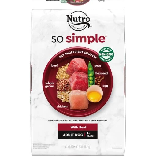 Nutro SO SIMPLE Adult Beef & Rice Recipe Natural Dry Dog Food -Dog Supplies 366852 MAIN. AC SS1800 V1702666773