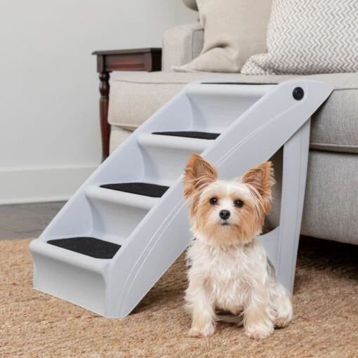 PetSafe CozyUp Foldable Cat & Dog Stairs -Dog Supplies 367109 MAIN. AC SS1800 V1657657428