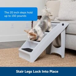 PetSafe CozyUp Foldable Cat & Dog Stairs -Dog Supplies 367109 PT2. AC SS1800 V1652829723