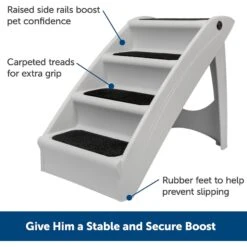 PetSafe CozyUp Foldable Cat & Dog Stairs -Dog Supplies 367109 PT3. AC SS1800 V1652825787