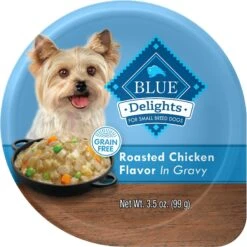 Blue Buffalo Divine Delights Gravy Variety Pack Filet Mignon & NY Strip Flavor Dog Food Trays & Blue Buffalo Divine Delights Roasted Chicken Flavor Hearty Gravy Dog Food Trays -Dog Supplies 367546 PT6. AC SS1800 V1645744323